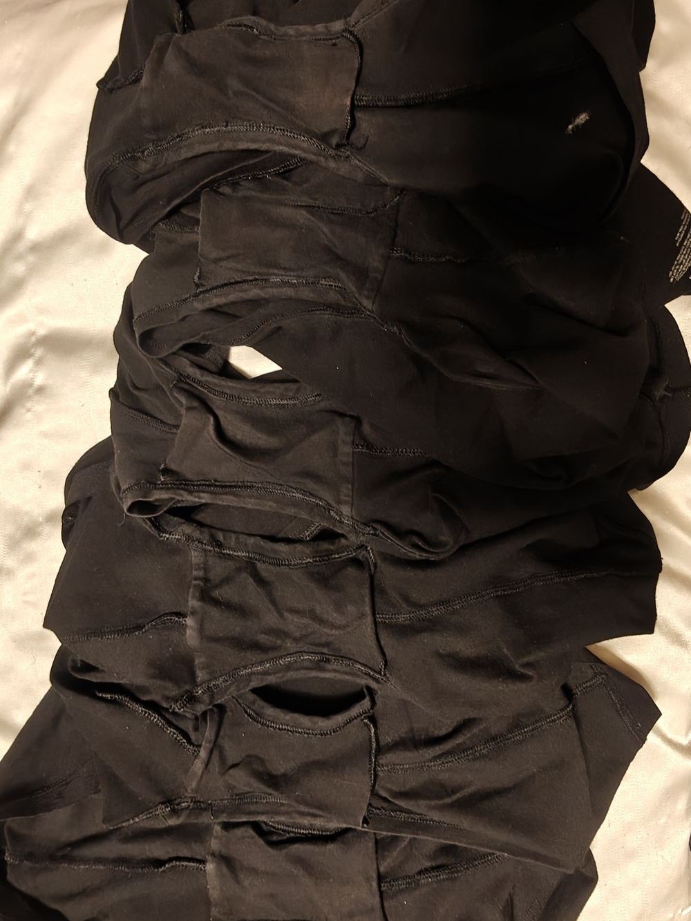 6 Pack Gap Organic Stretch Cotton Black Shorty - Picture 7 of 9